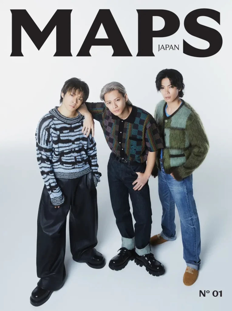 Number_i 初の日韓W表紙に登場！　5/3創刊『MAPS』　平野紫耀は「多くの方の目に止まるように頑張りたいです」