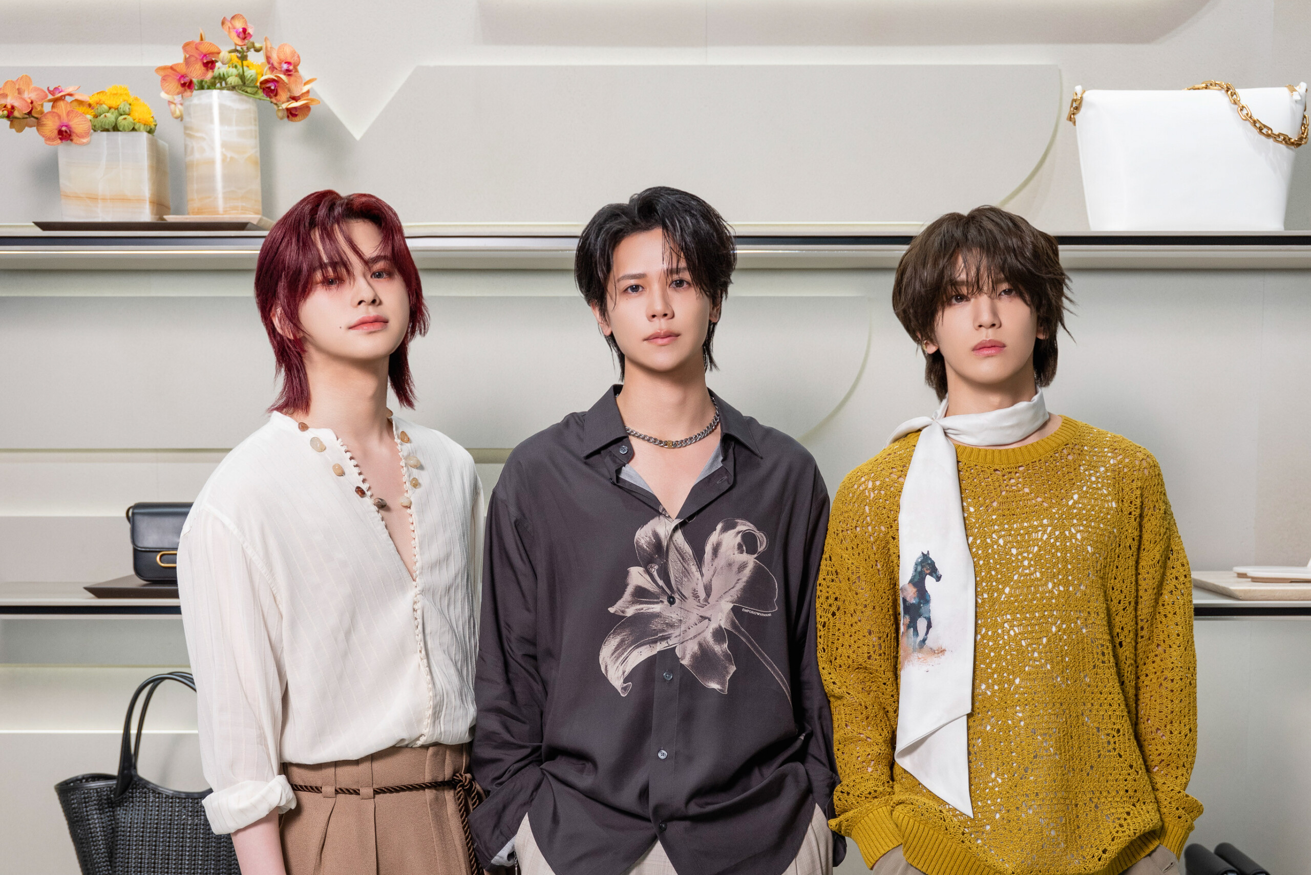 松田迅、藤牧京介、髙塚大夢(INI)来場！ 『エンポリオ アルマーニ 銀座