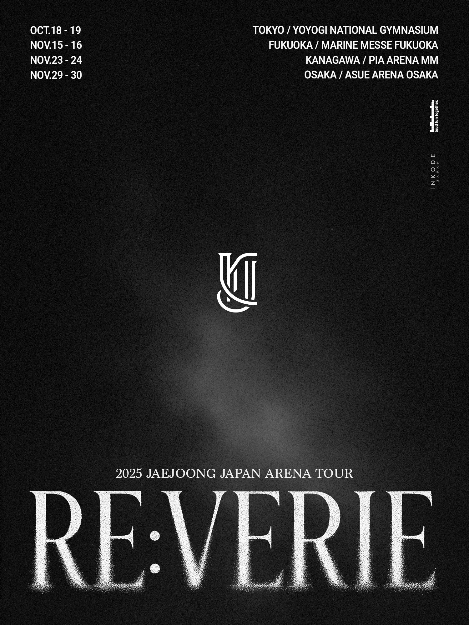 JAEJOONG(ジェジュン) 『日本アリーナツアー』 2025年10月～東京・福岡