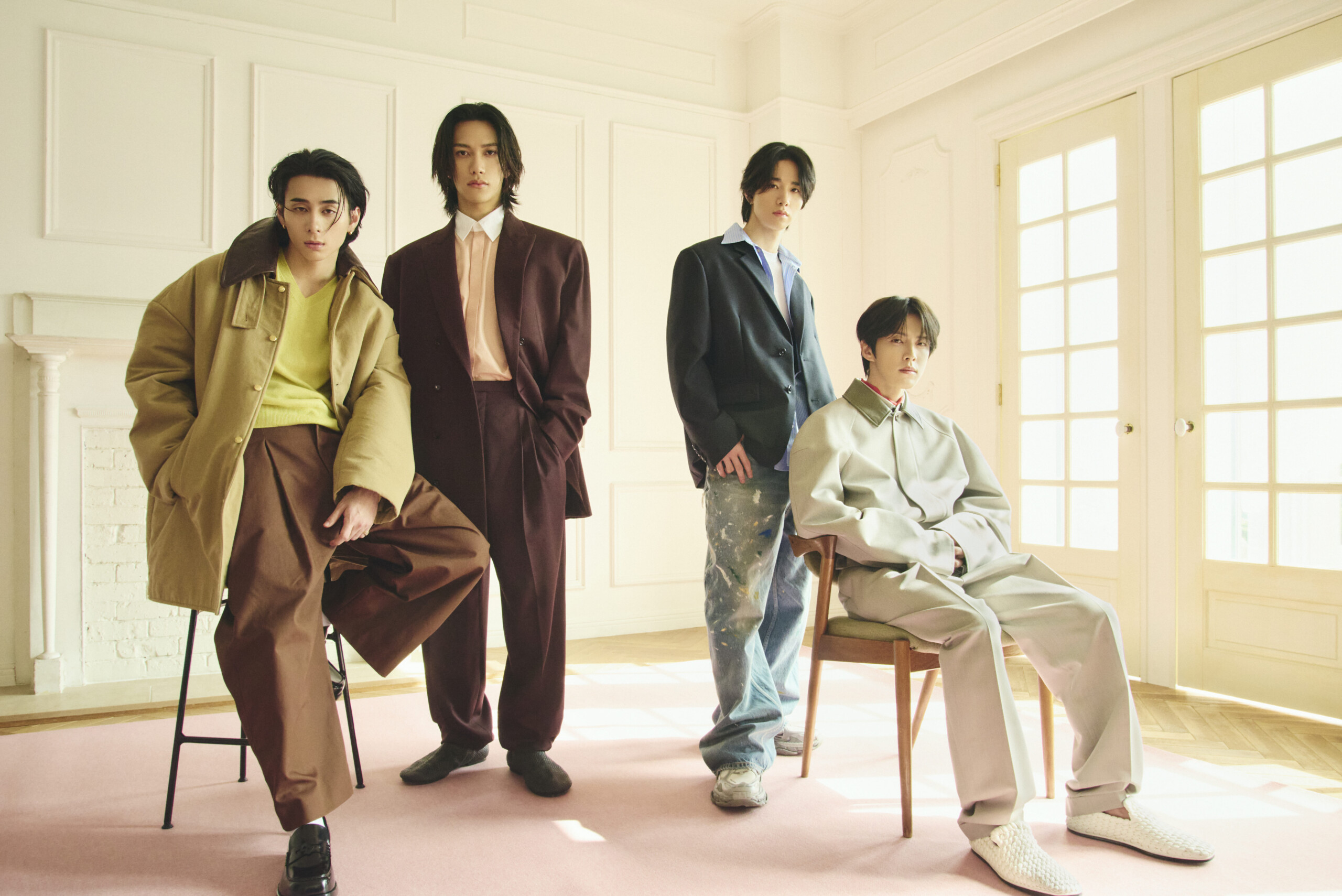 西洸人×河野純喜×佐藤景瑚×池﨑理人 6/5(金)発売『CREA』 「ソロカット