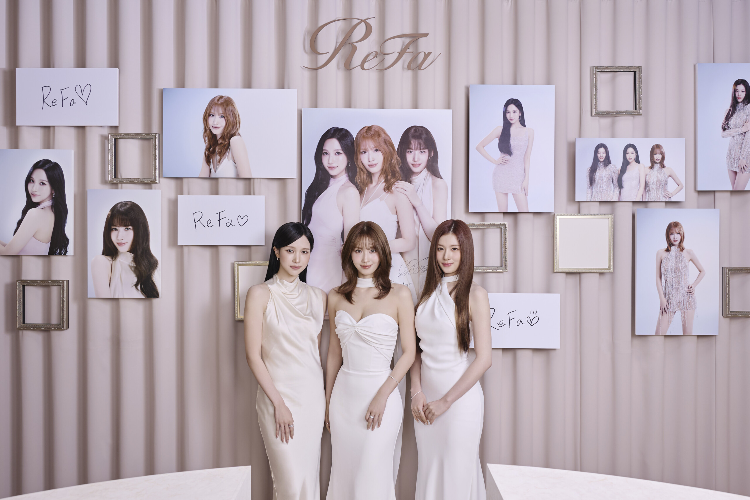 MISAMO】来場！ 『ReFa BEAUTY SHOWCASE with MISAMO』 「展示へ直筆